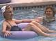 Mum & Ginia in Pool, 1997