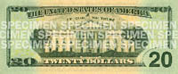 New $20 bill - front